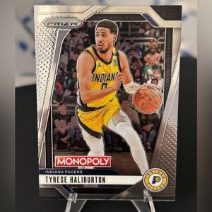 Tyrese Haliburton 2024-25 Panini Prizm Indiana Pacers Monopoly Card